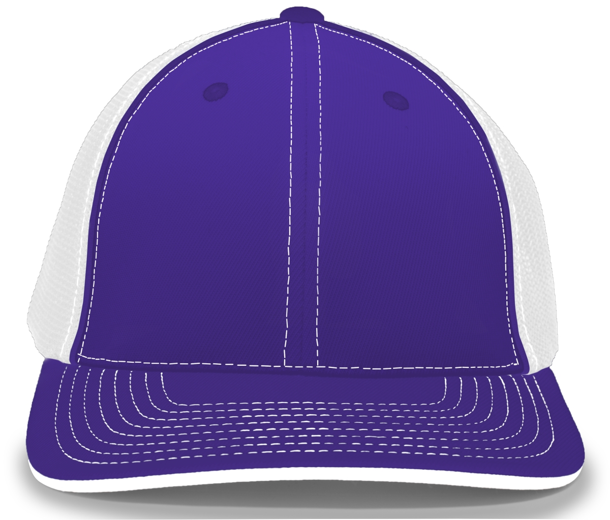 404M.450.XS Trucker Flexfit Cap, Purple & White - Extra Small