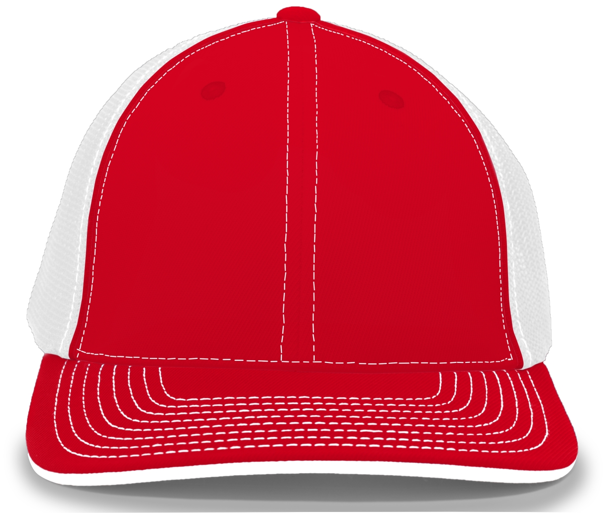 404M.400.L-XL Trucker Flexfit Cap, Red & White - Large & Extra Large
