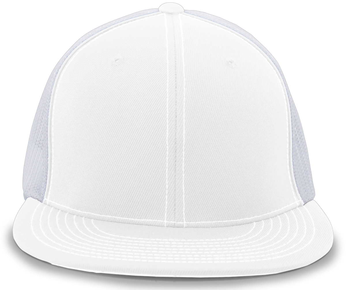 4D5.005.S-M D-Series Trucker Flexfit Cap, White - Small & Medium