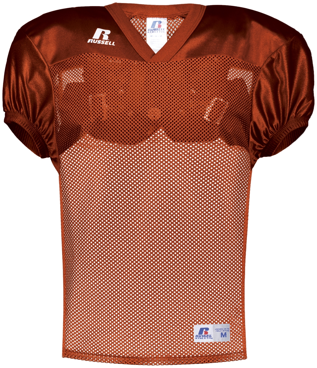 Adult Stock Practice Jersey, Burnt Orange - Extra Large
