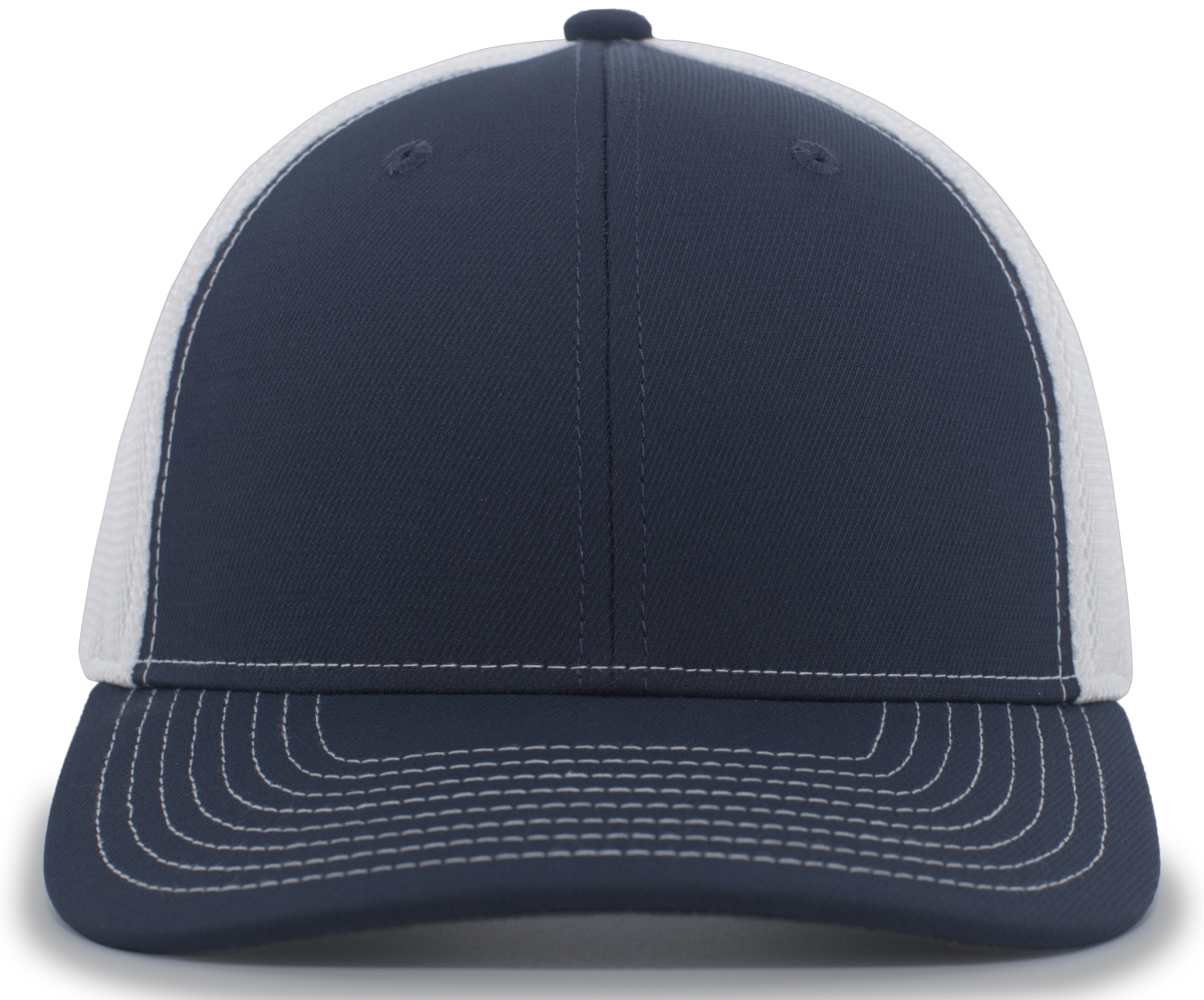 P365.122.OS Air Mesh Sideline Cap, Navy & White - One Size