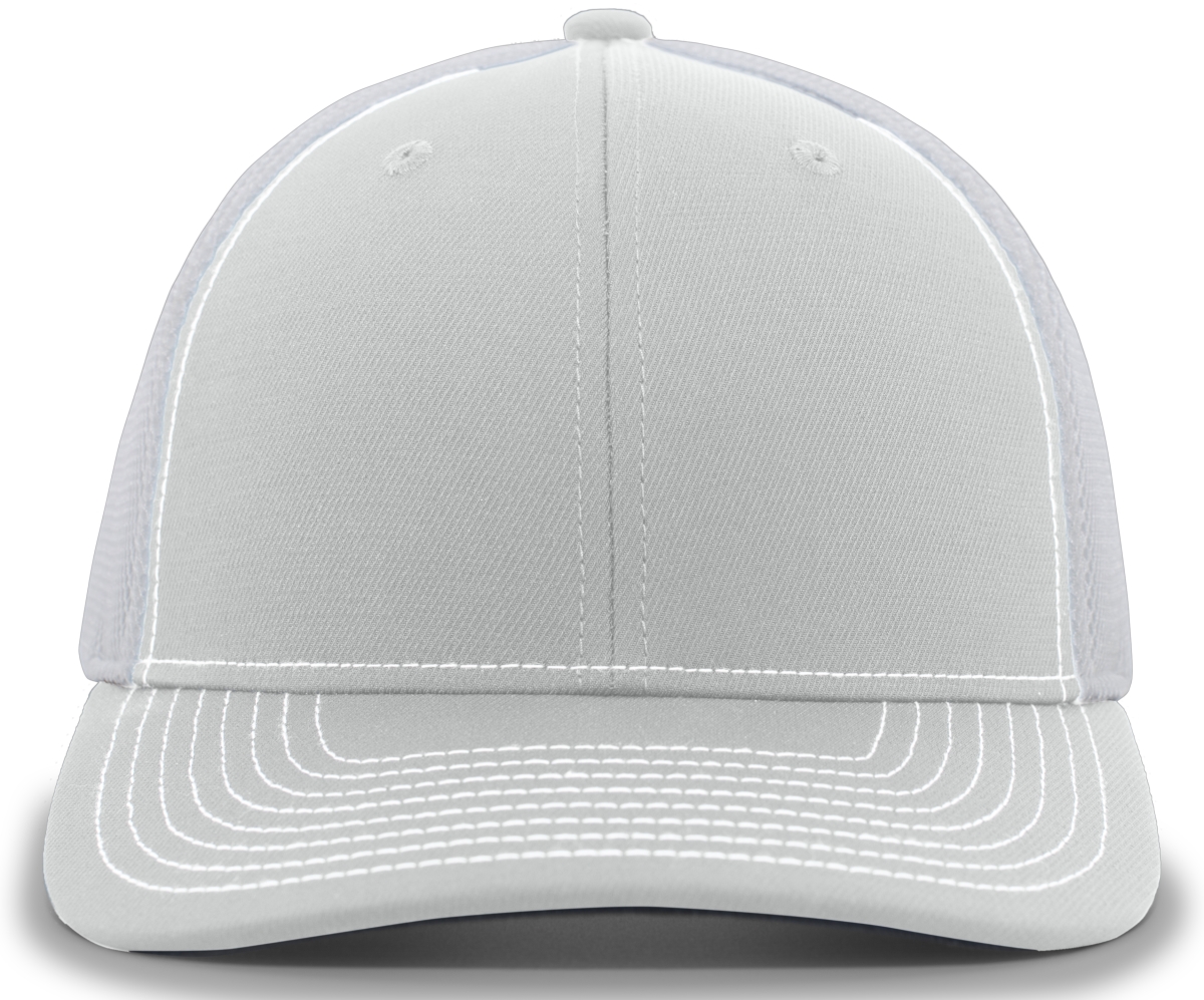 Air Mesh Sideline Cap, Silver & White - One Size