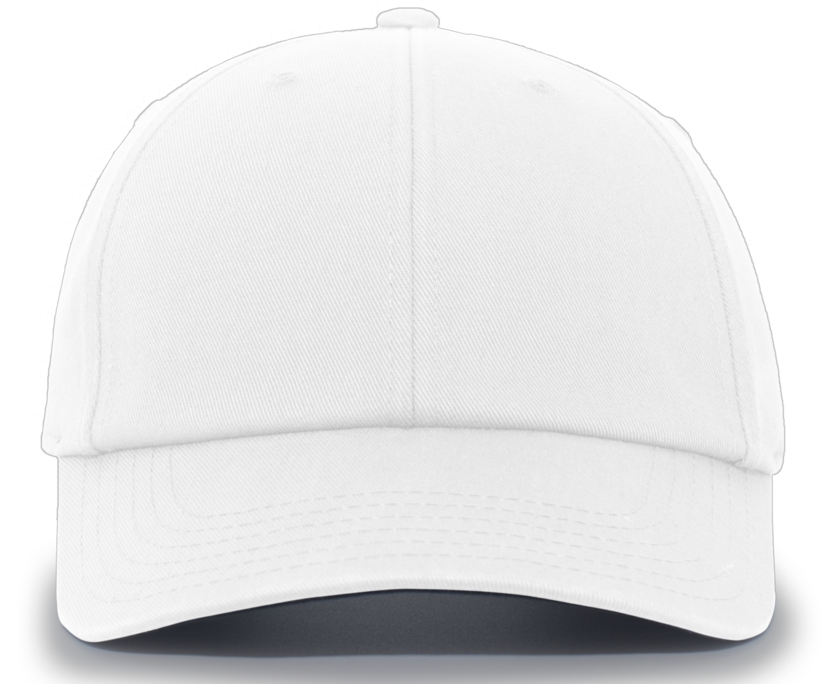 Hybrid Cotton Dad Cap, White - One Size