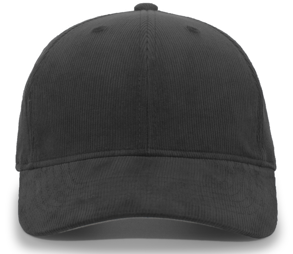 Hybrid Corduroy Dad Cap, Black - One Size