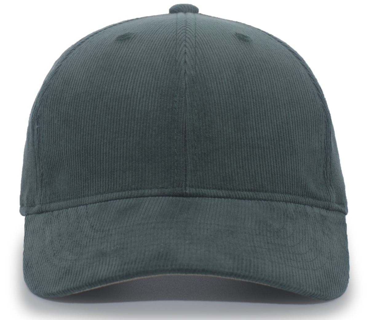 Hybrid Corduroy Dad Cap, Dark Green - One Size