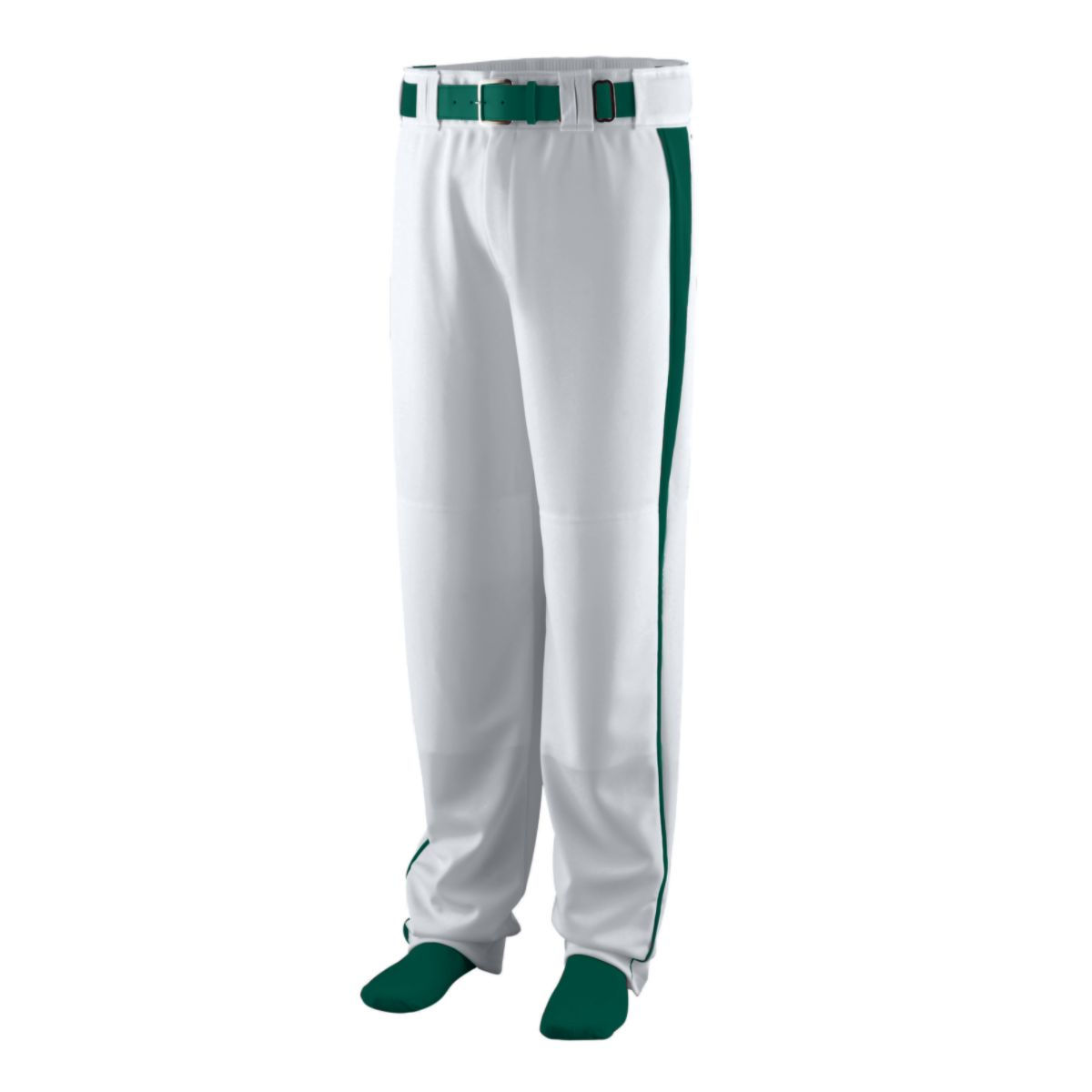 Picture of ASI 1466.472.XS Youth Triple Play Baseball & Softball Pant&#44; Silver Gray & Dark Green - Extra Small
