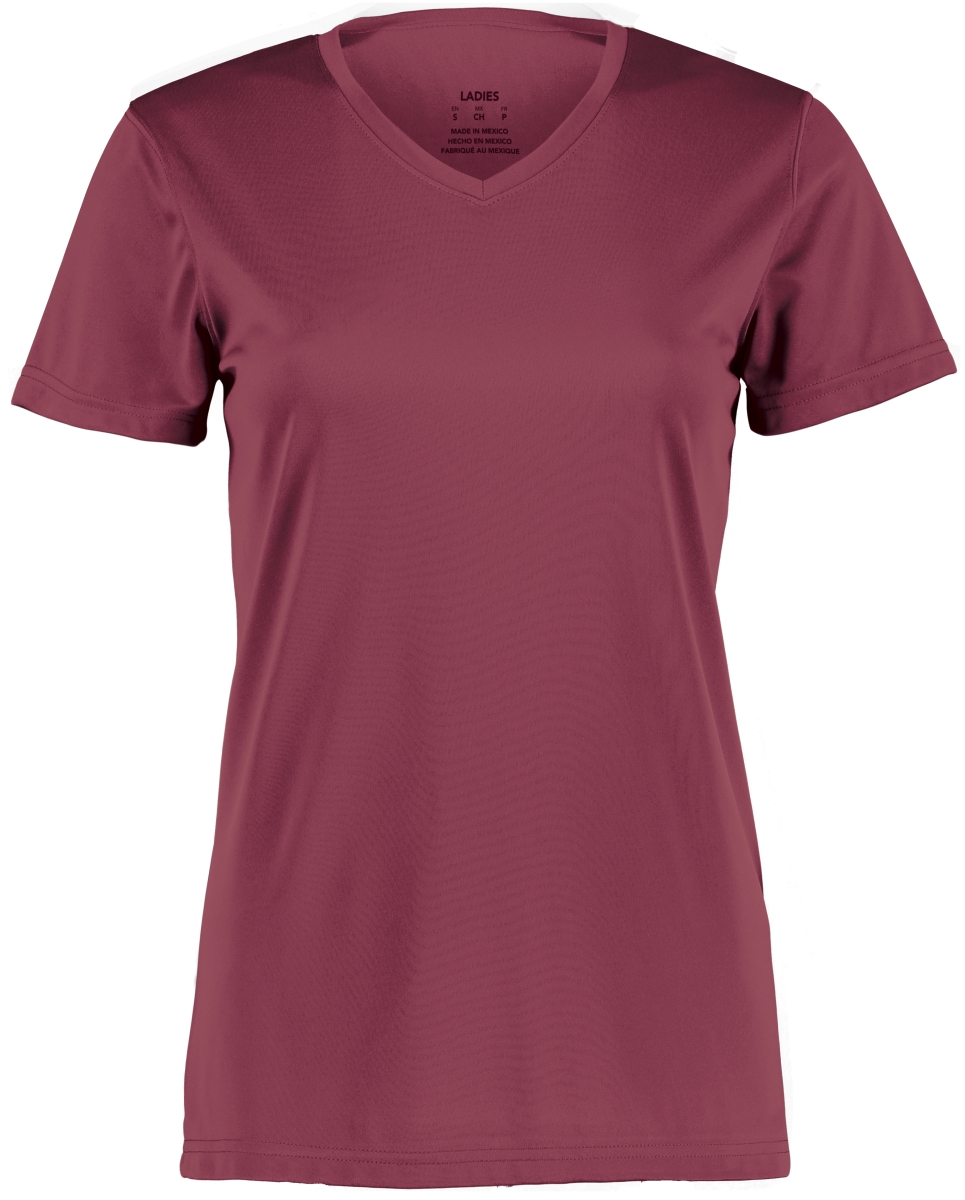 Ladies Nexgen Wicking T-Shirt, Maroon - Small