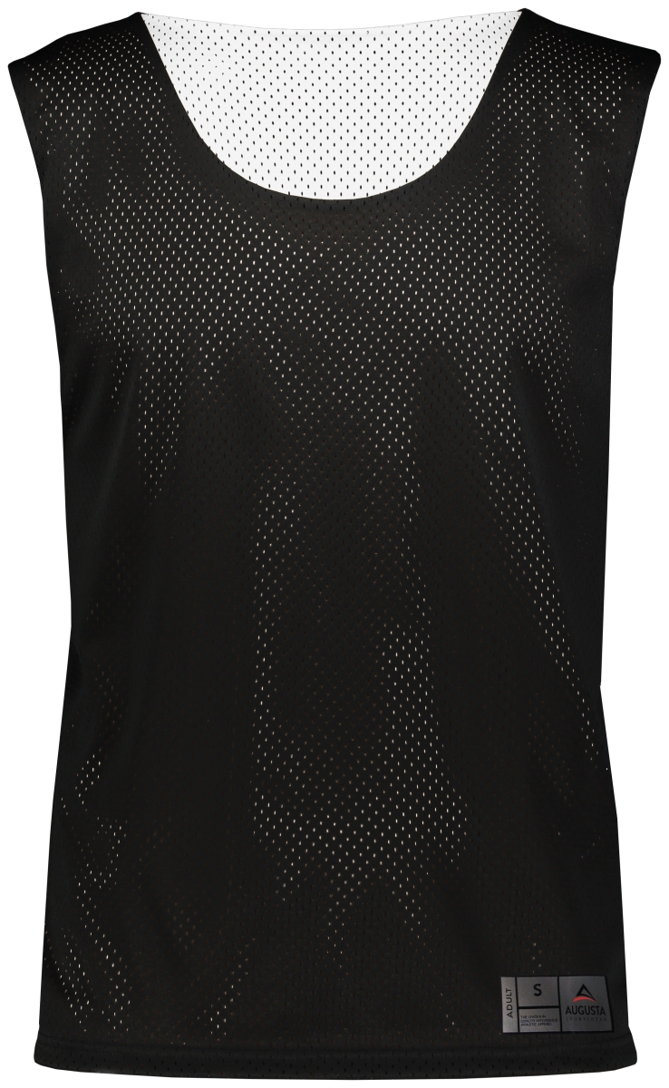 Picture of ASI 9718.420.M Youth Mesh Reversible Pinnie Top&#44; Black & White - Medium