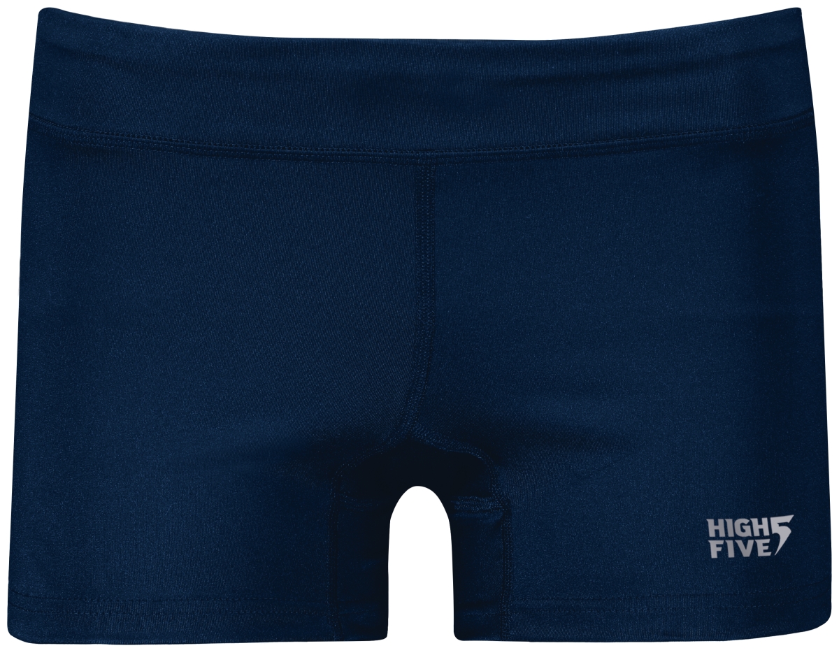 Picture of High Five 345592.065.S Ladies Truhit Volleyball Shorts&#44; Navy - Small