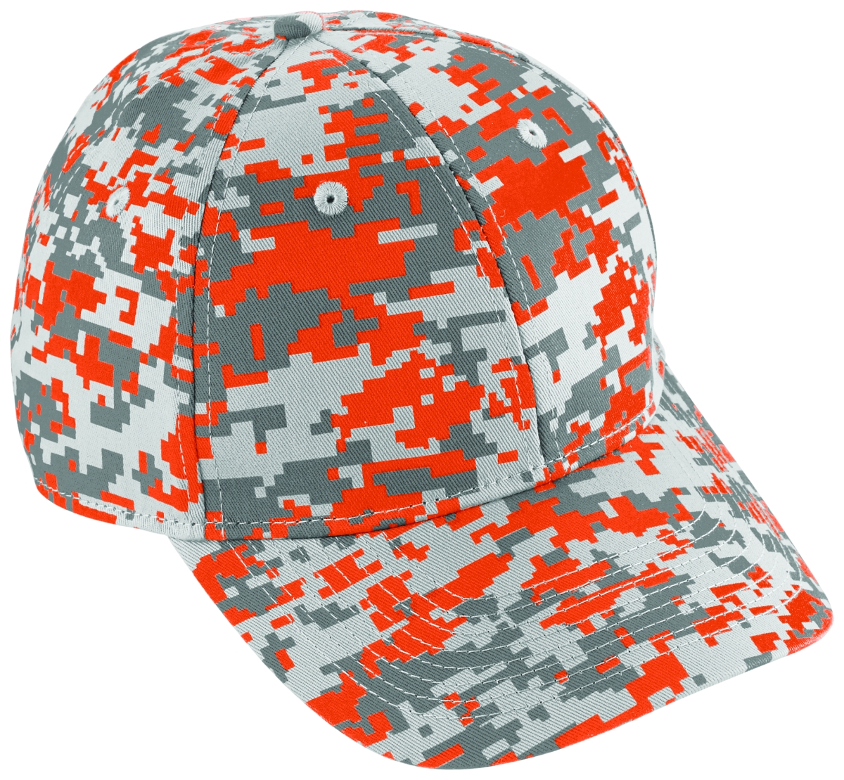Picture of ASI 6209.06G.OS Youth Digital Camo Cotton Twill Cap&#44; Orange Digital - One Size
