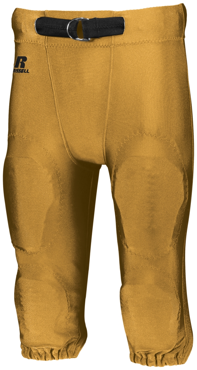 Adult Deluxe Game Pant, Gold - Small