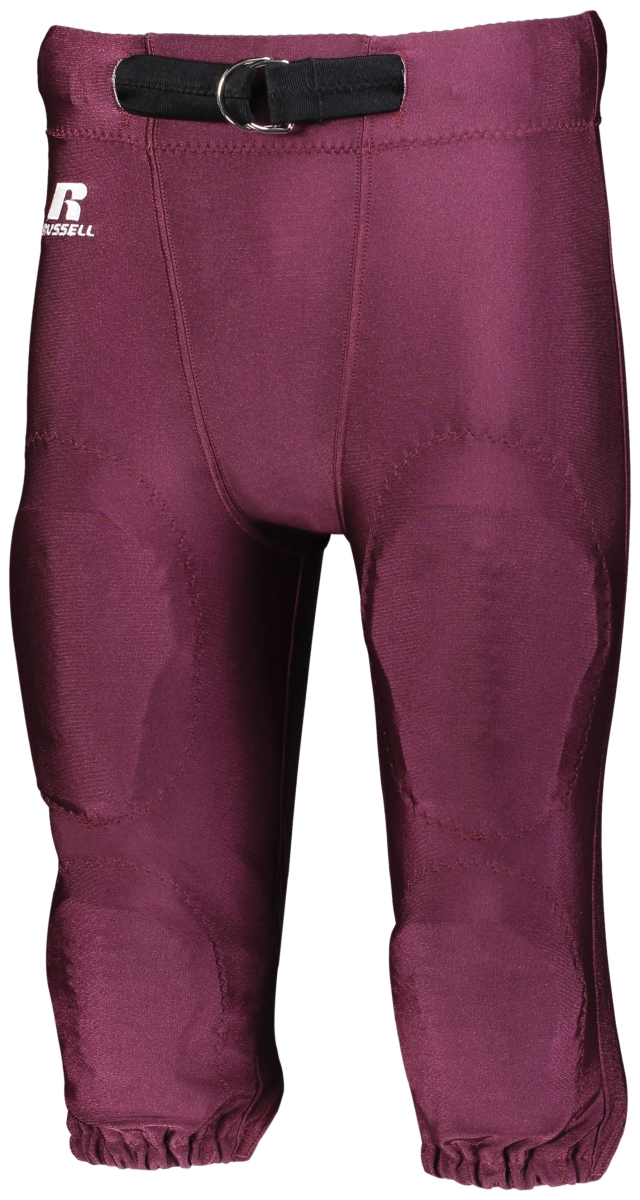 Adult Deluxe Game Pant, Maroon - Medium