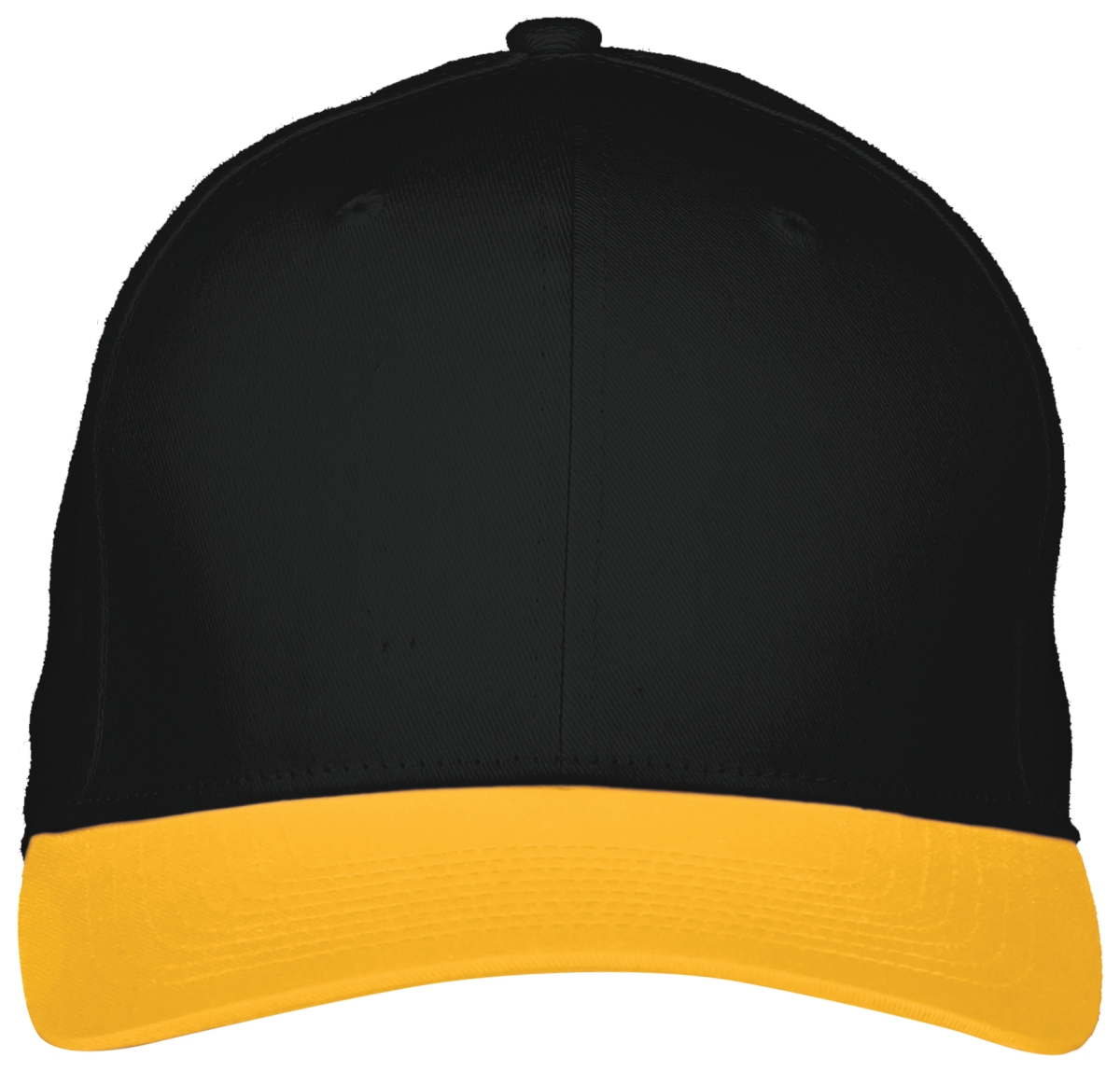 Picture of ASI 6252.421.OS Youth Rally Cotton Twill Cap&#44; Black & Gold - One Size