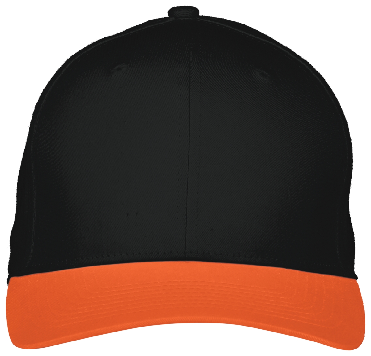 Picture of ASI 6252.423.OS Youth Rally Cotton Twill Cap&#44; Black & Orange - One Size