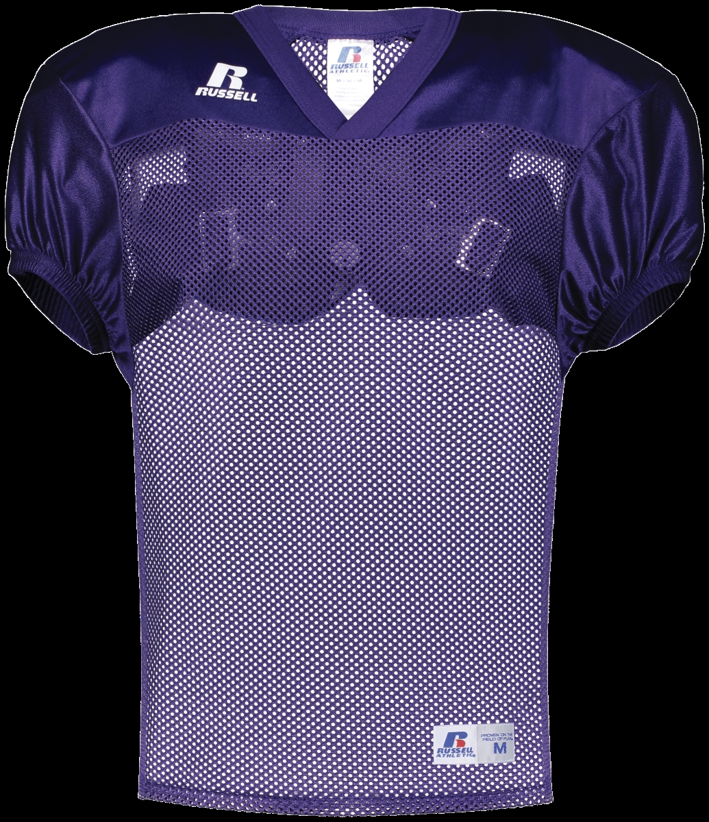 S096BW.PUR.M Youth Stock Practice Jersey, Purple - Medium
