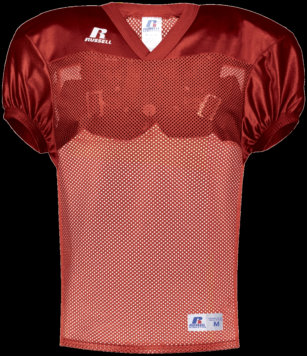 S096BW.TRR.M Youth Stock Practice Jersey, True Red - Medium