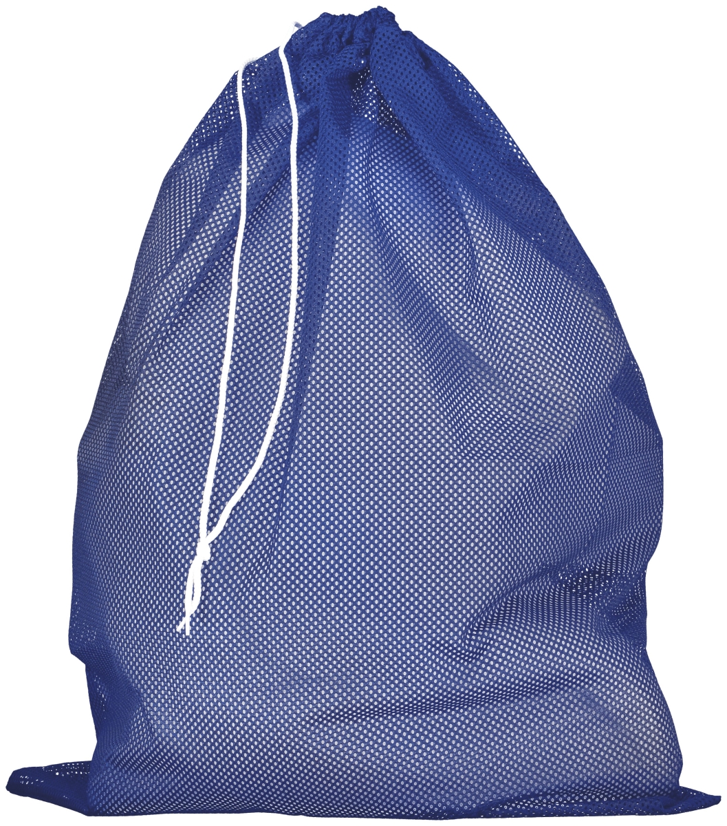 Mesh Laundry Football Bag, Royal - One Size