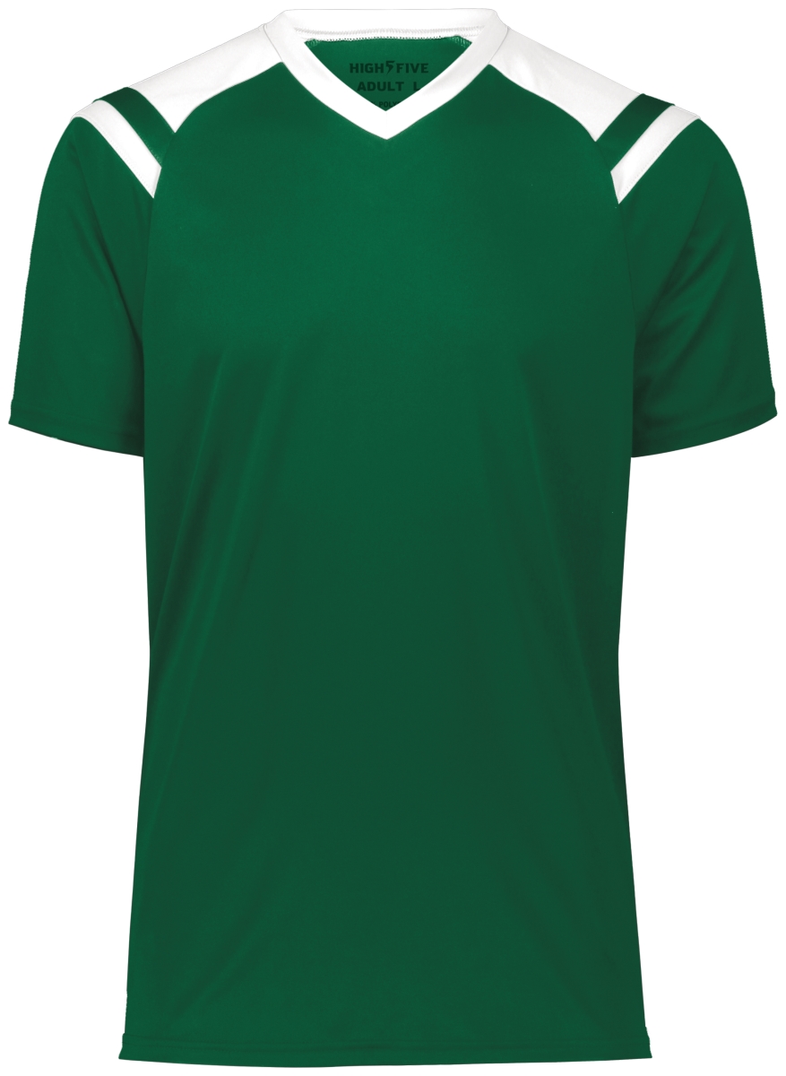 Youth Sheffield Jersey, Dark Green & White - Large