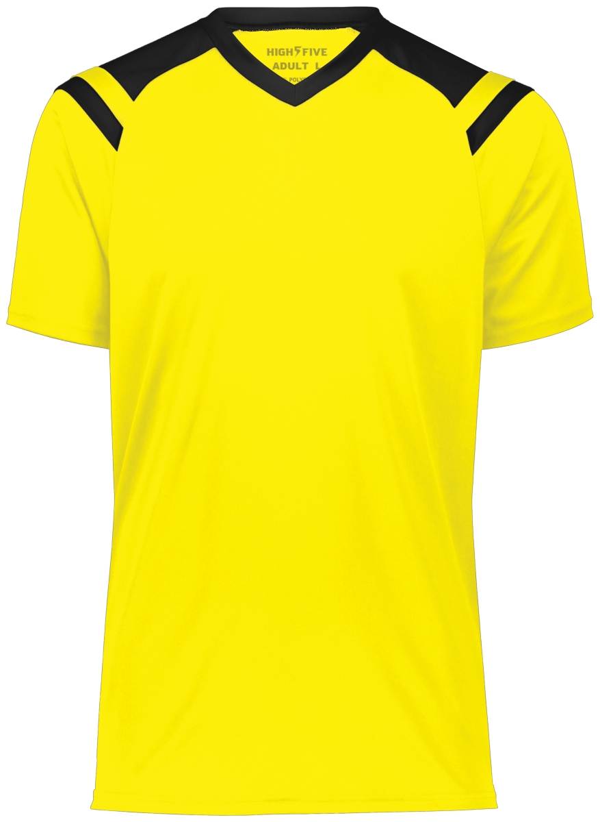 Youth Sheffield Jersey, Electric Yellow & Black - Medium