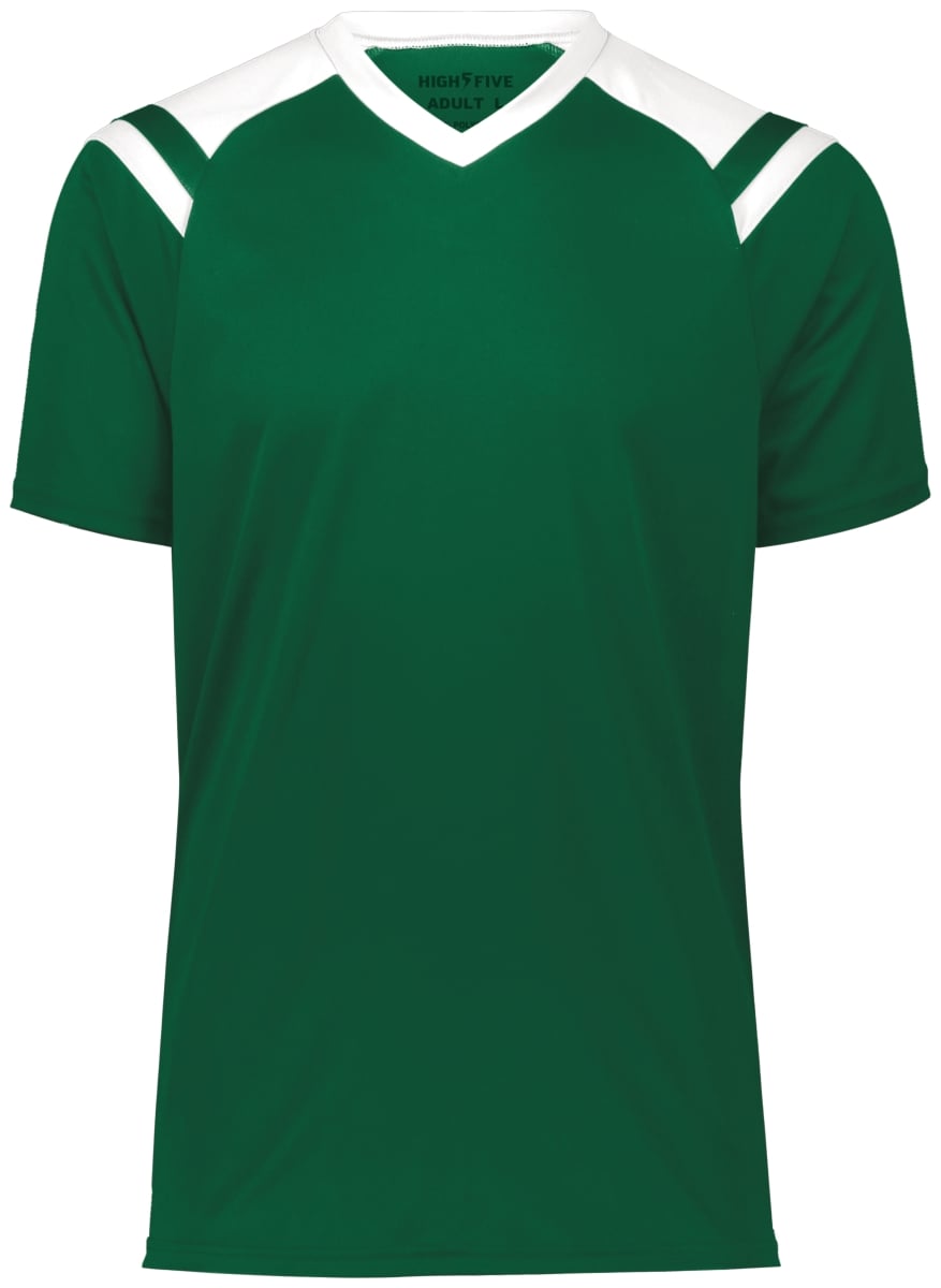 Youth Sheffield Jersey, Dark Green & White - Small