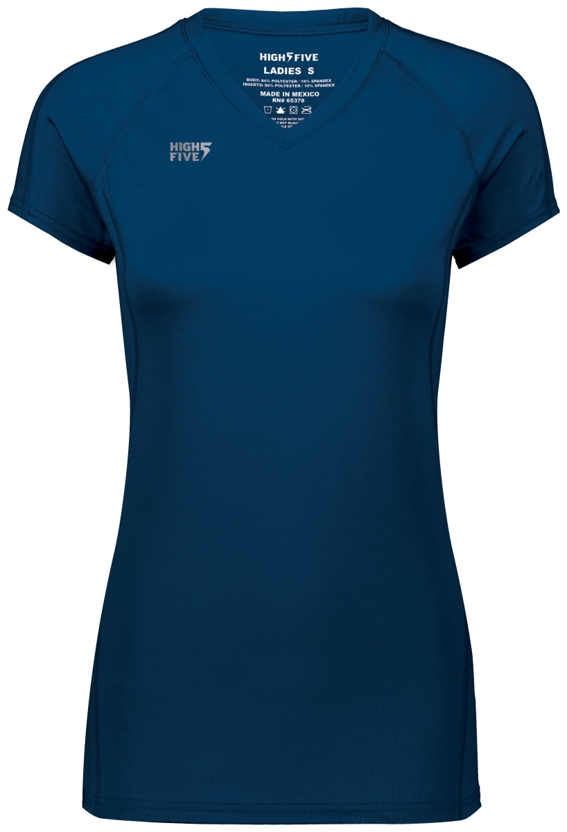 Ladies Truhit Short Sleeve Jersey, Navy - Extra Large