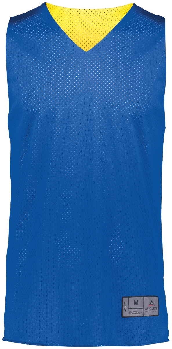 Picture of ASI 161.281.2XL Adult Tricot Mesh 2.0 Reversible Jersey&#44; Royal & Gold - 2XL