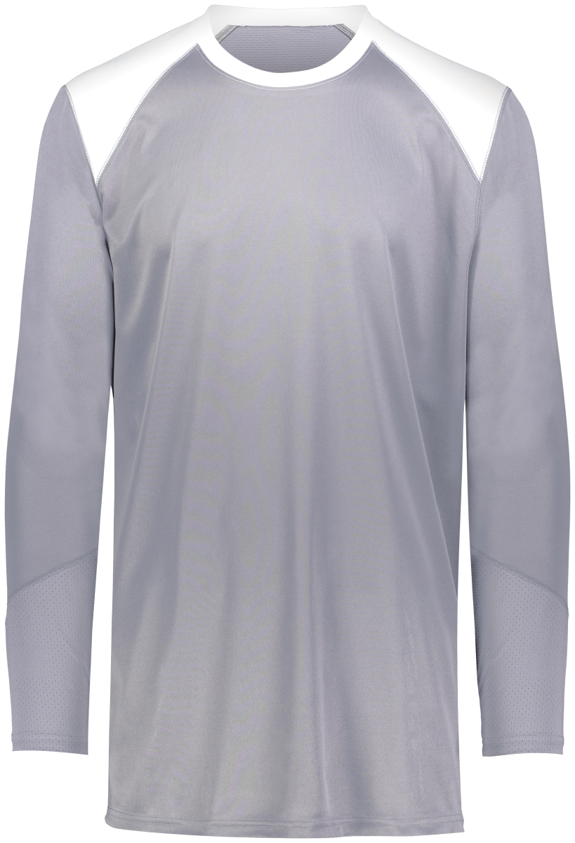 Picture of ASI 1728.R04.S Adult Tip-Off Shooter Shirt&#44; Graphite & White - Small