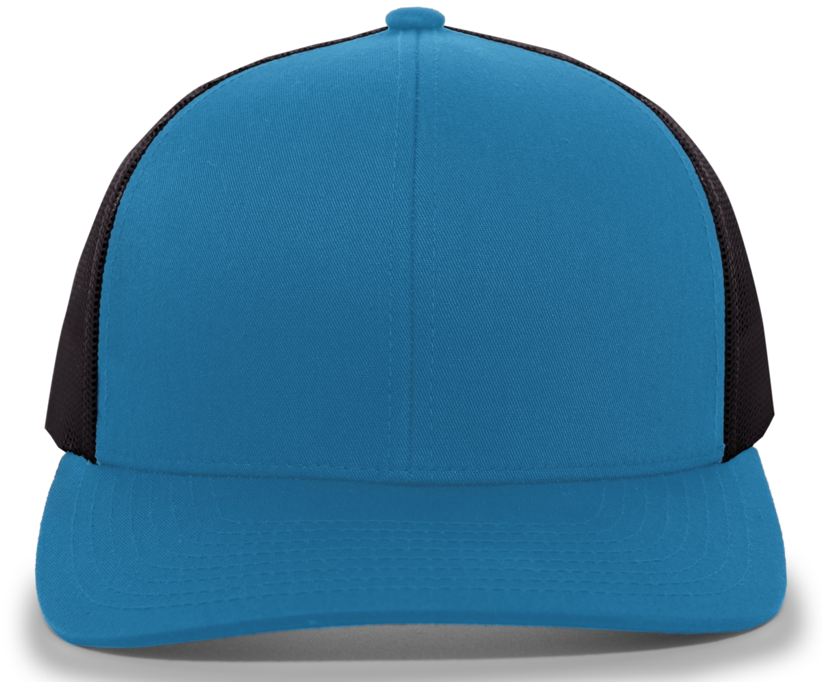 Trucker Snapback Cap, Panther Teal & Charcoal - One Size