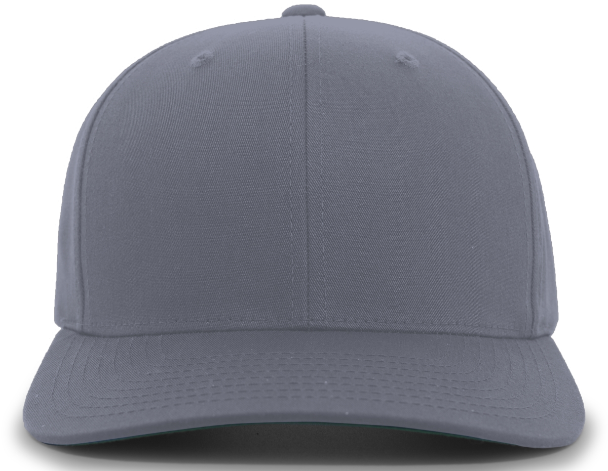 302C.059.YTH Cotton-Poly Hook & Loop Adjustable Cap, Graphite - Youth