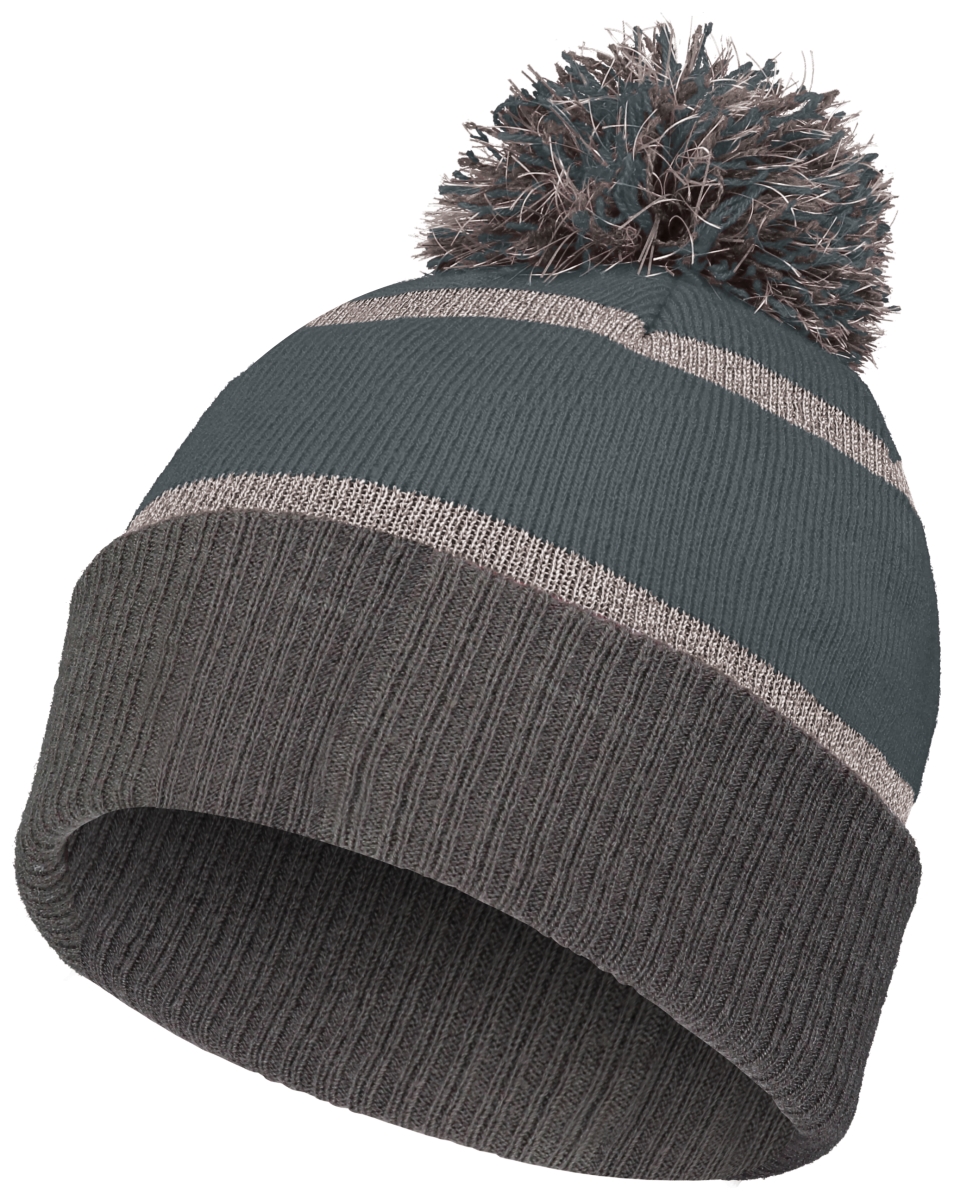 Picture of Holloway 223816.E95.OS Reflective Beanie&#44; Graphite & Carbon - One Size