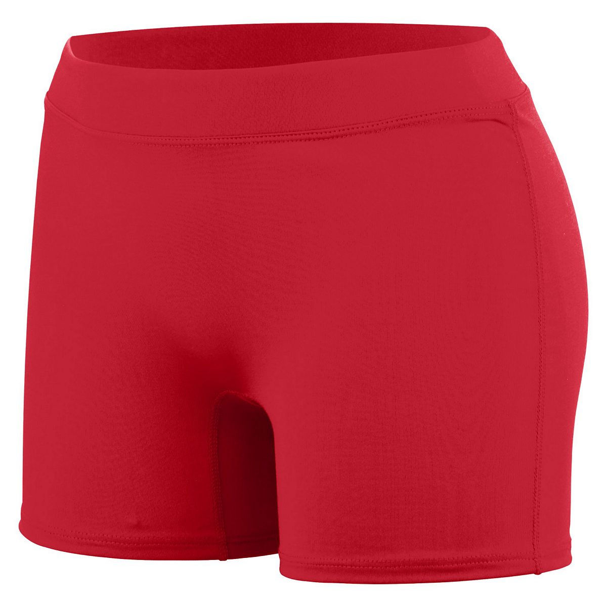 Ladies Knock Out Shorts, Scarlet - Small
