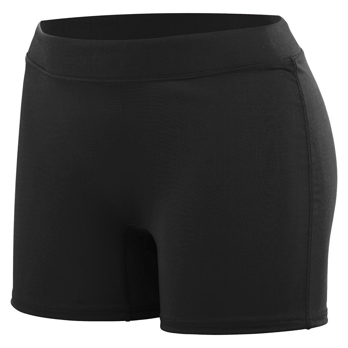 Ladies Knock Out Shorts, Black - Large