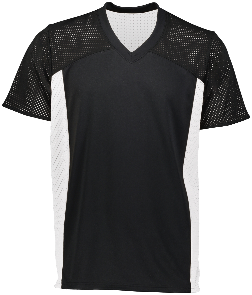 Picture of ASI 264.420.XL Adult Reversible Flag Football Jersey&#44; Black & White - Extra Large