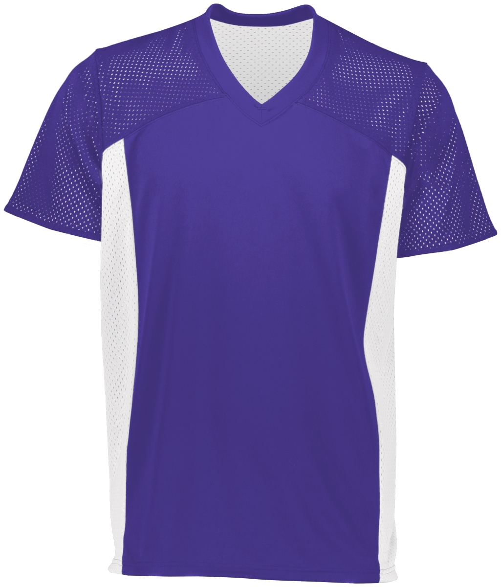 Picture of ASI 264.450.2XL Adult Reversible Flag Football Jersey&#44; Purple & White - 2XL