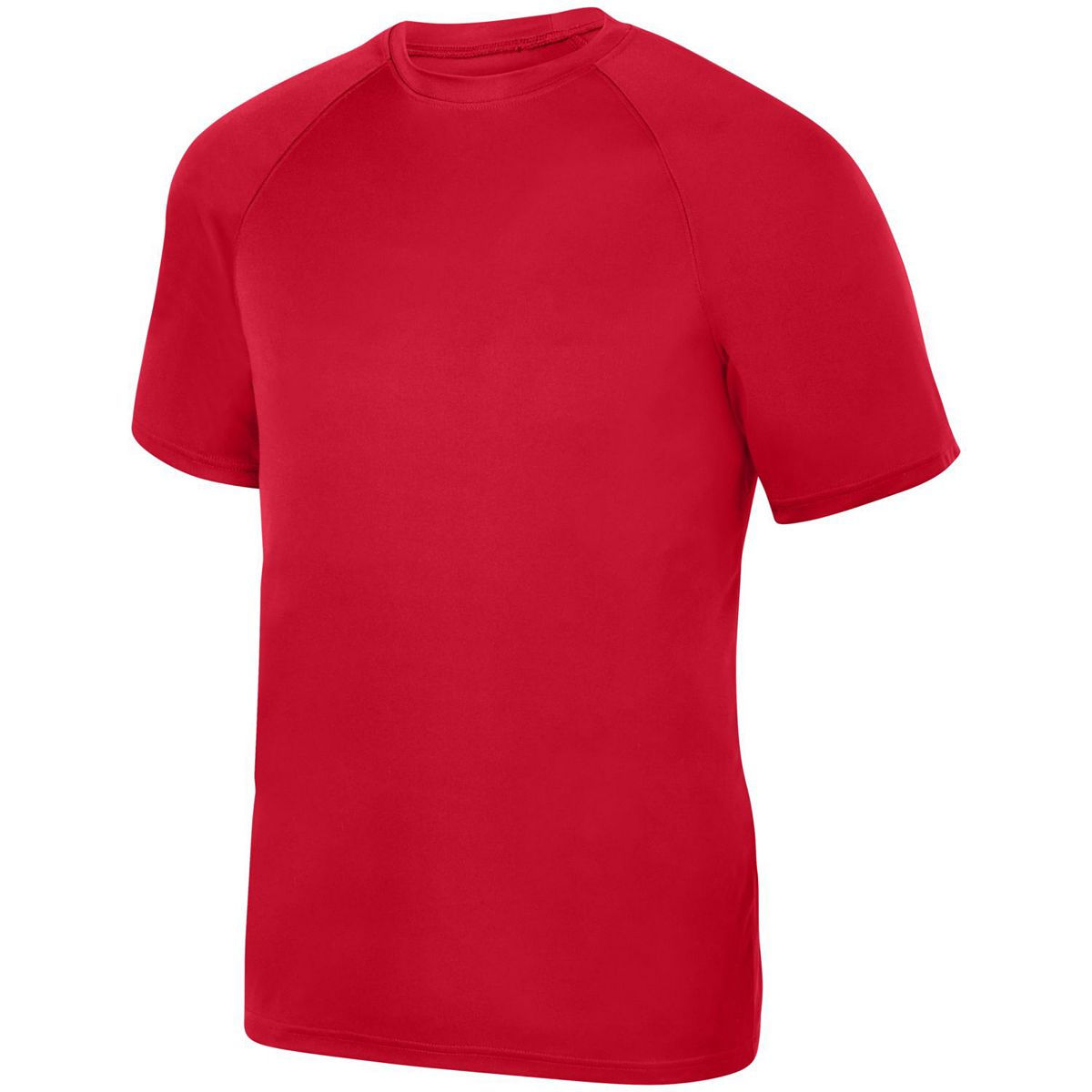 Picture of ASI 2791.083.M Youth Attain Wicking Raglan Sleeve T-Shirt, Scarlet - Medium