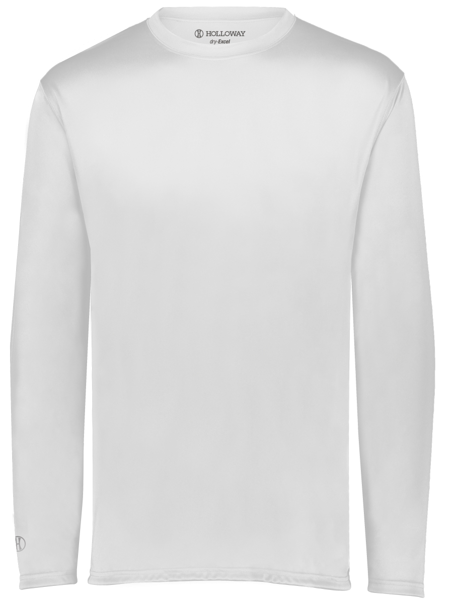 Youth Momentum Long Sleeve T-Shirt, White - Medium