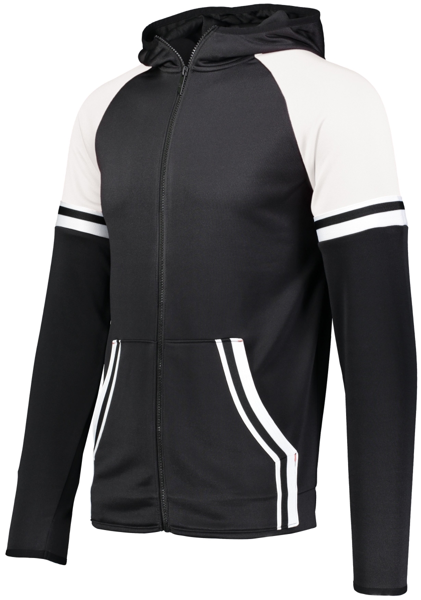 Retro Grade Jacket, Forest & White - Extra Large