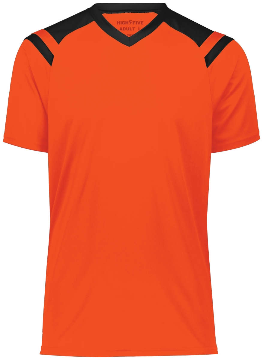 Adult Sheffield Jersey, Electric Orange & Black - Medium