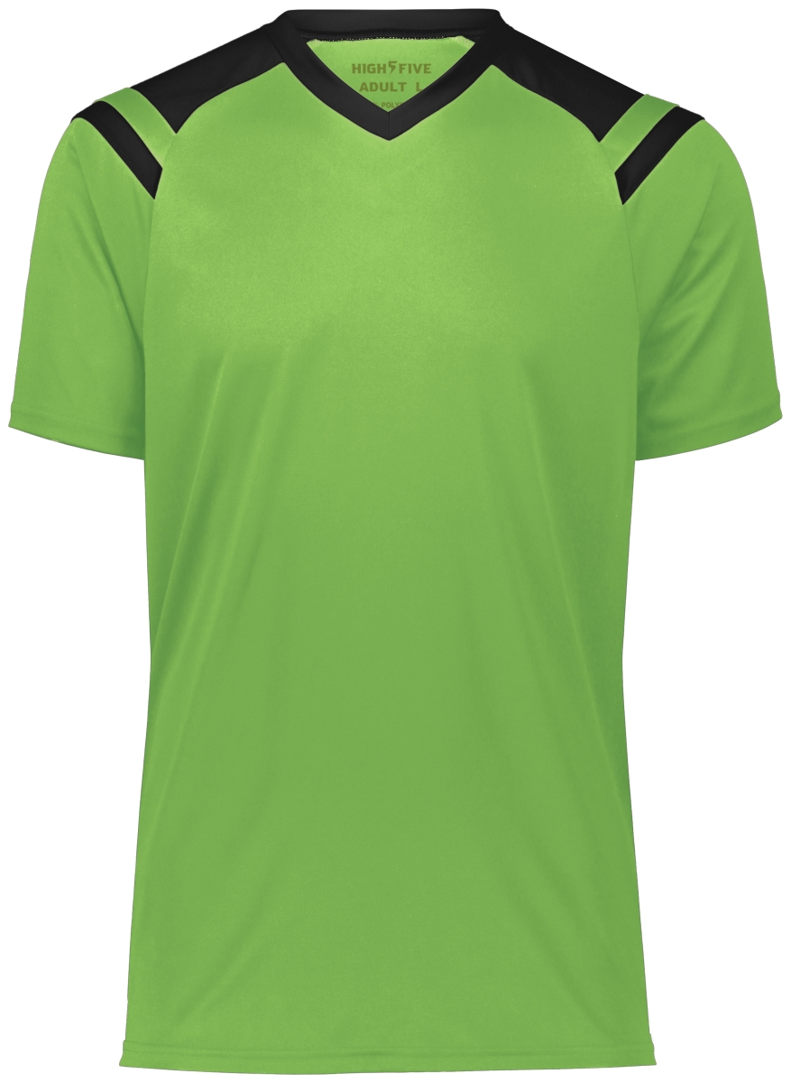 Adult Sheffield Jersey, Lime & Black - Medium