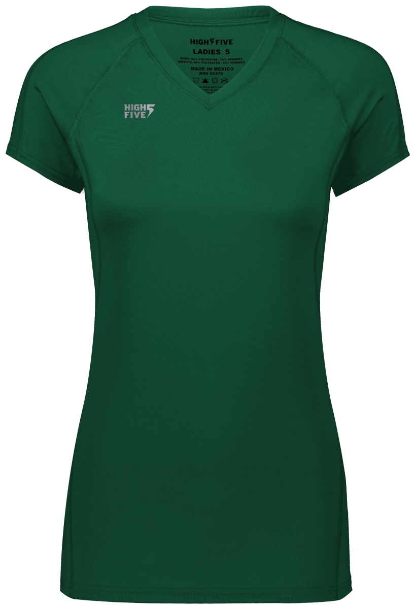 Ladies Truhit Short Sleeve Jersey, Forest - 2XL