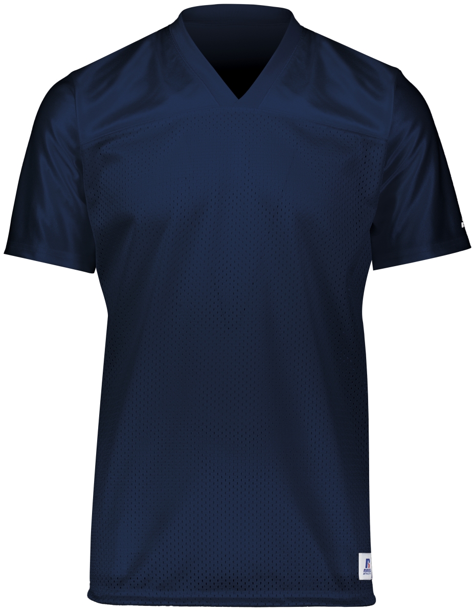 Adult Solid Flag Football Jersey, Navy - Extra Large
