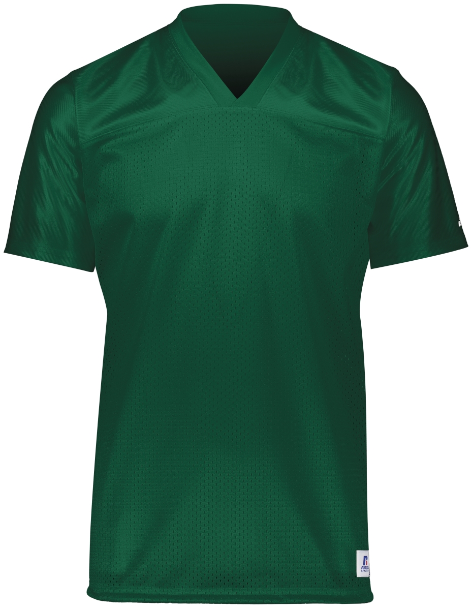 Youth Solid Flag Football Jersey, Dark Green - Medium