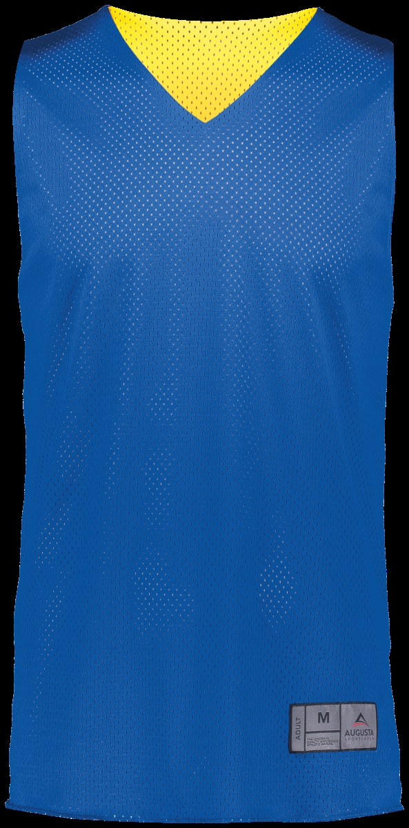 Picture of ASI 162.281.S Youth Tricot Mesh Reversible 2.0 Jersey&#44; Royal & Gold - Small