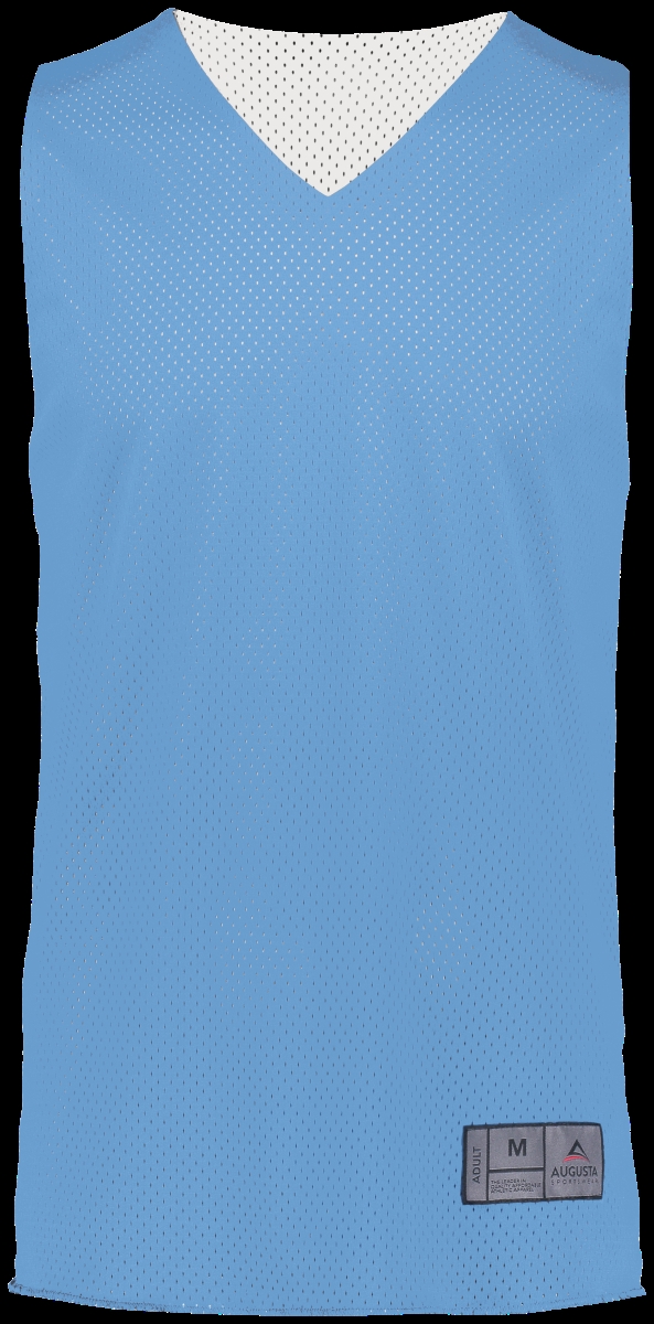 Picture of ASI 162.293.S Youth Tricot Mesh Reversible 2.0 Jersey&#44; Columbia Blue & White - Small