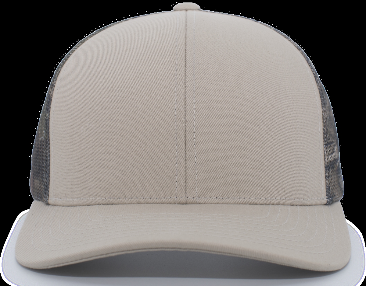108C.46Q.OS Camo Snapback Trucker Cap, Stone & Break-Up Country - One Size