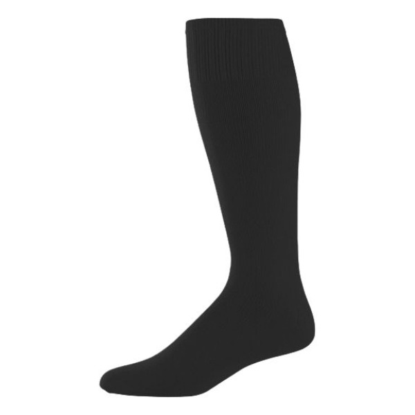 328030.080.L Athletic Sock, Black - Large