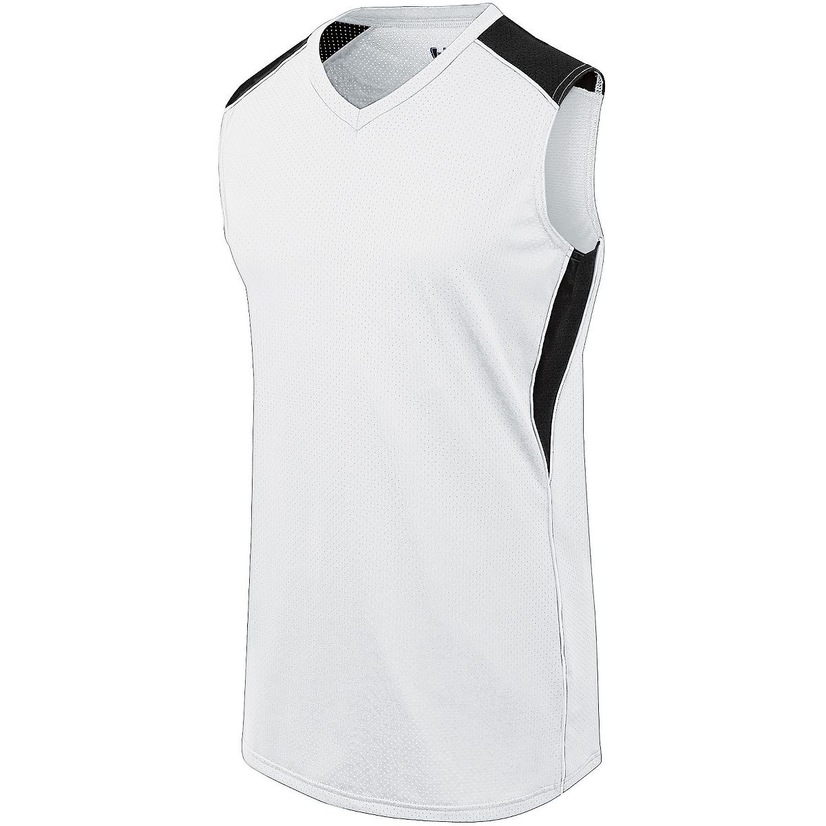Girls Dynamite Jersey, White & Black - Medium