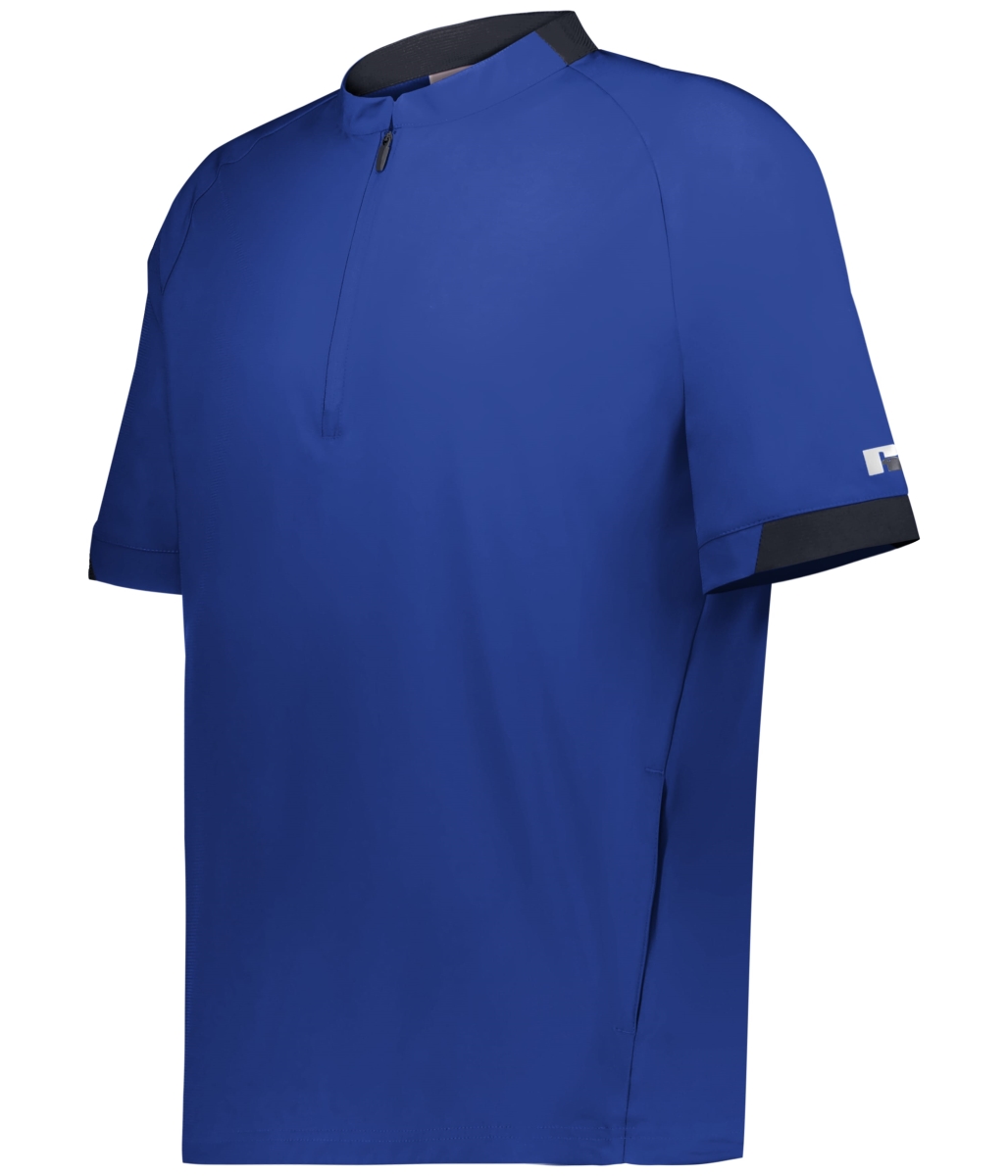R21DSM.AAK.XL Legend Short Sleeve Pullover, Royal & Stealth - Extra Large