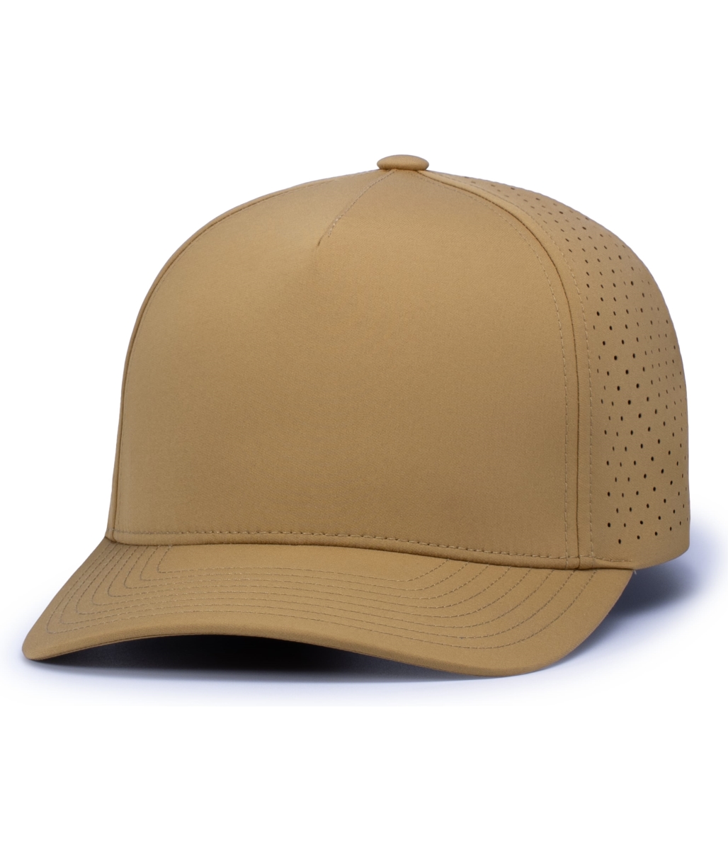 P424.16P.OS Weekender Perforated Snapback Cap, Buck - One Size