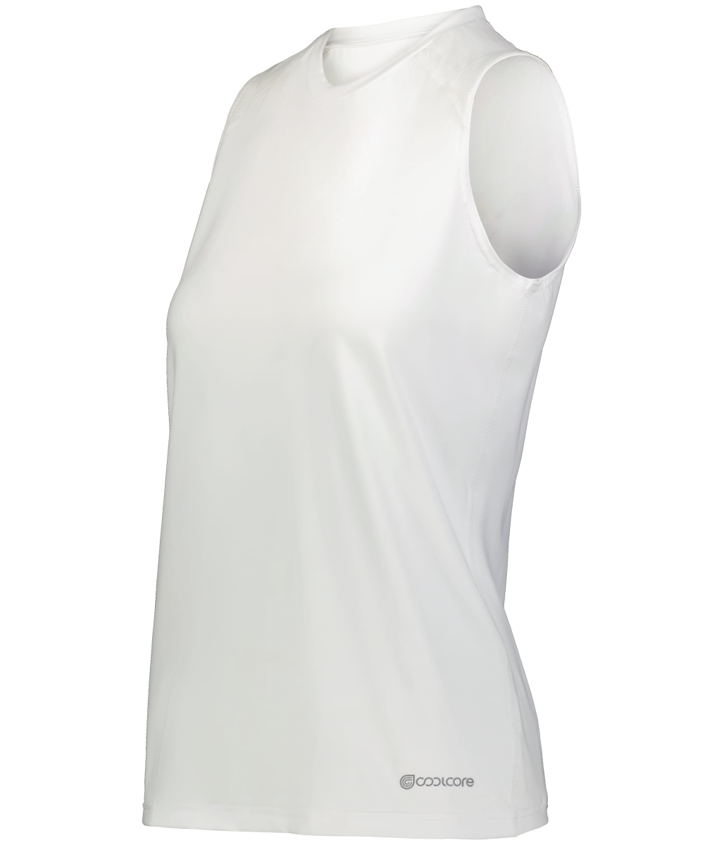 342272.005.XL Ladies TruHit Sleeveless Jersey, White - Extra Large